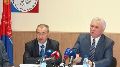 Глава Бурятии Вячеслав Наговицын встретился с профсоюзными лидерами республики